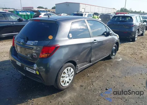 2015 Toyota Yaris L z USA, uszkodzony, nr VIN VNKJTUD35FA054329